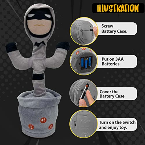 Ava's Toys Dancing Toy ? Interactive Superhero Character ? Singing and Talking Baby Talking Toy ? 3 Volume Adjustment Feature-Funny and Interactive