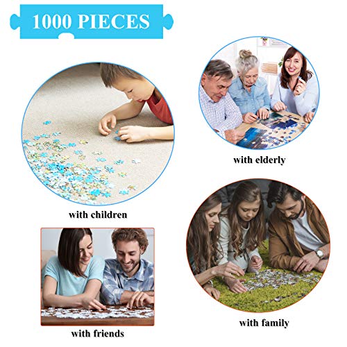 1000 Pieces Jigsaw Puzzles for Adults Ocean World Sea Coral Dolphins Fun Jigsaw Puzzles for Adults 1000 Piece