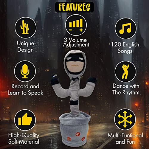 Ava's Toys Dancing Toy ? Interactive Superhero Character ? Singing and Talking Baby Talking Toy ? 3 Volume Adjustment Feature-Funny and Interactive
