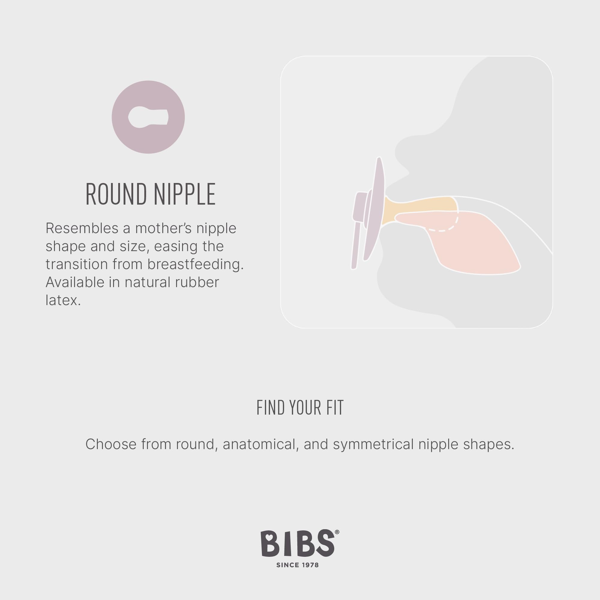 BIBS Colour Soother 2-Pack, BPA Free Dummy Pacifier, Symmetrical Nipple. Natural Rubber Latex, Made in Denmark, Size 2 (6-18 Months), Hunter Green