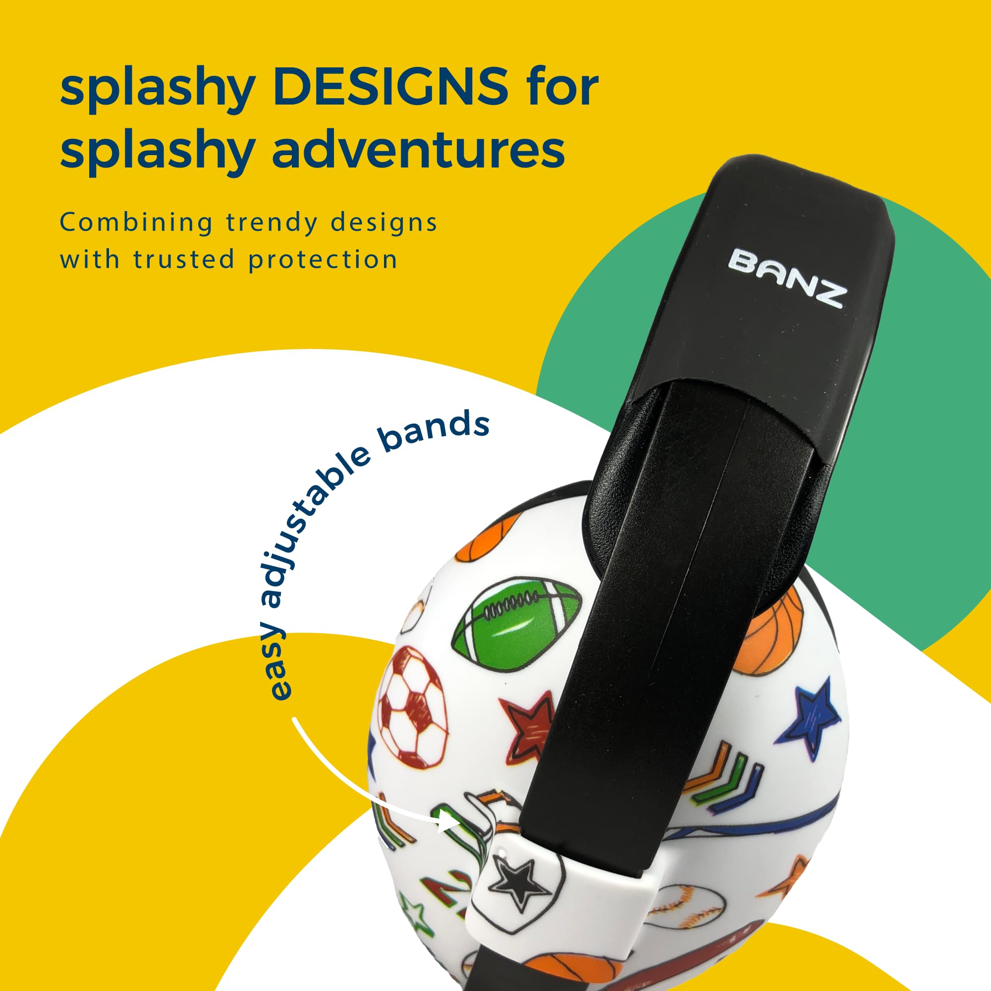 Banz Bubzee Baby Ear Defenders 0-36 Months, Noise Cancelling Headphones for Kids