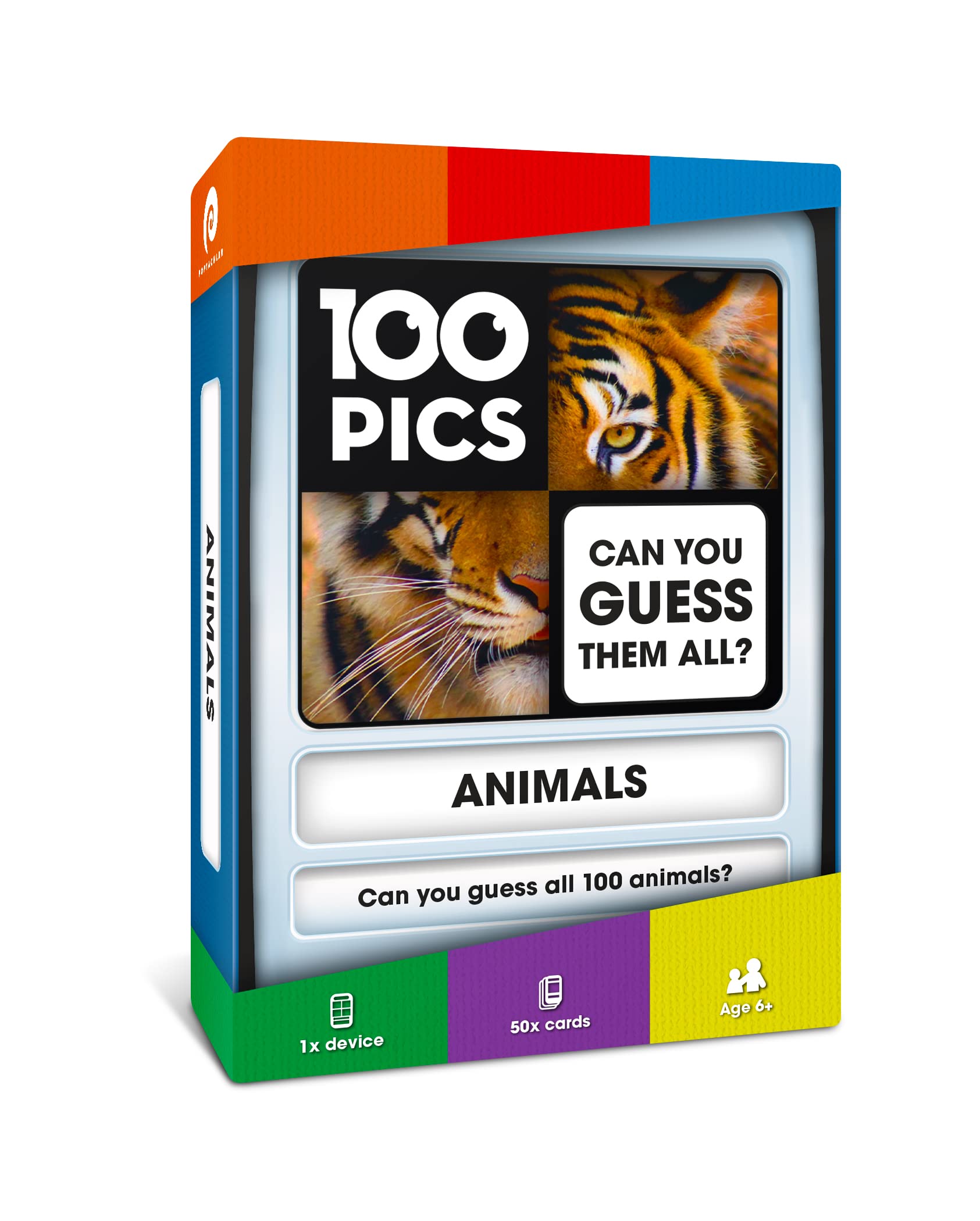 100 PICS Capital Cities Travel Game - Geography Flash Card Quiz, Pocket Puzzles For Kids And Adults
