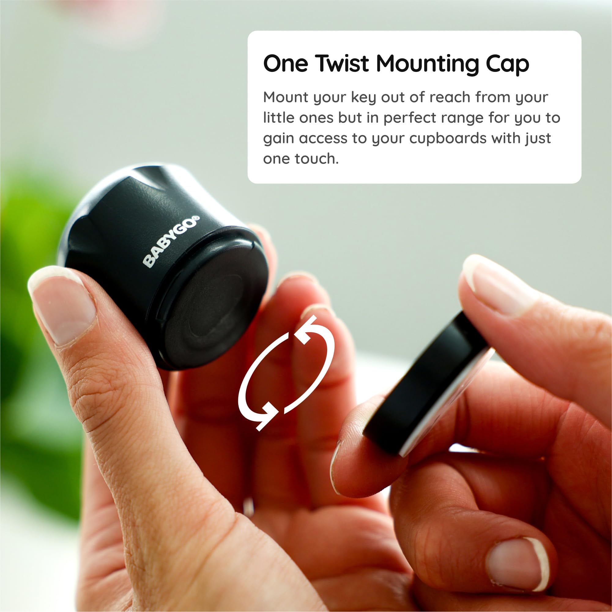 BABYGO? Replacement Magnetic Child Lock Keys 2X Premium Locks for Baby Proofing Kits & Magnetic Lock Sets | Compatiable with All Magnetic Lock Types