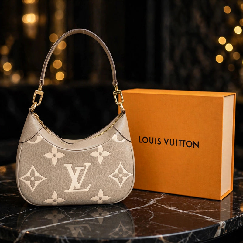 Louis Vuitton Bagatelle NM Bicolor Monogram Empreinte Leather Bag