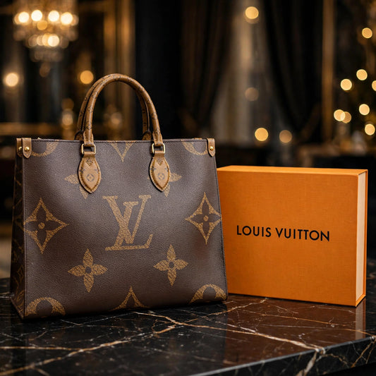 Louis Vuitton Monogram Giant Reverse Onthego MM Tote M45321