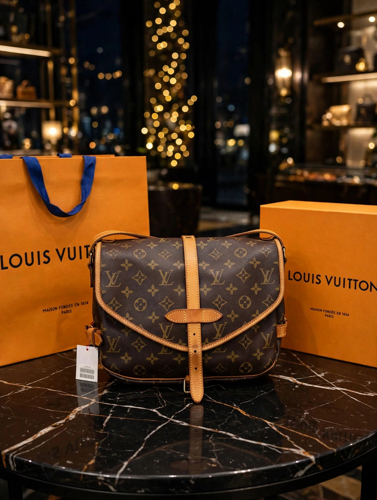 Louis Vuitton Somme 30 M42256 Monogram Canvas Shoulder Bag